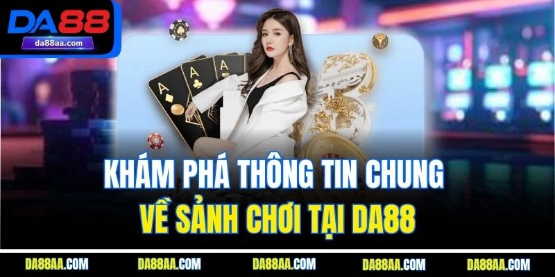 Khám phá thông tin chung về sảnh chơi tại DA88