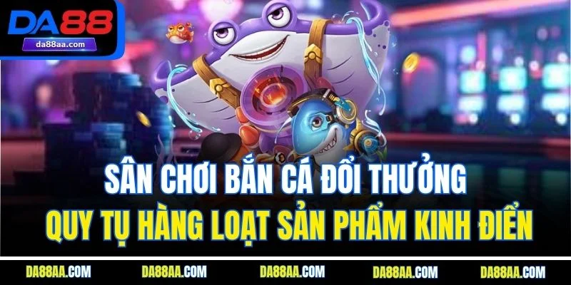 Sân chơi bắn cá đổi thưởng quy tụ hàng loạt sản phẩm kinh điển